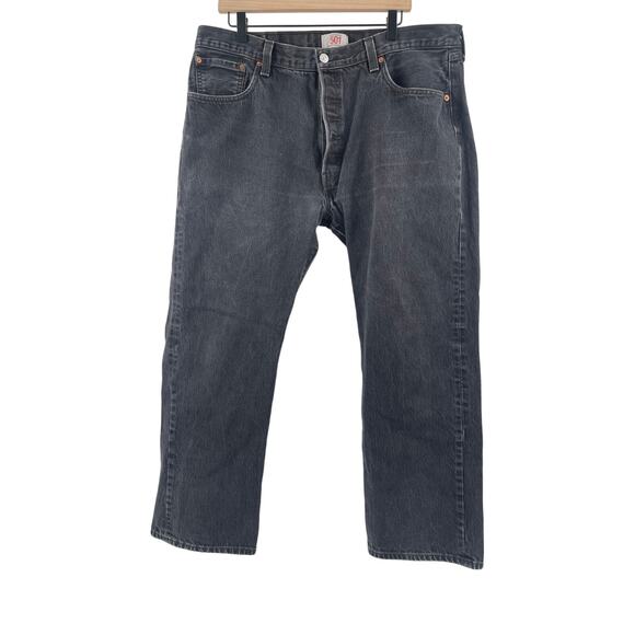 LEVI'S 501 Jeans 40WX30L Straight Leg Button Fly 100% Cotton Mens Denim Vintage - Picture 1 of 16